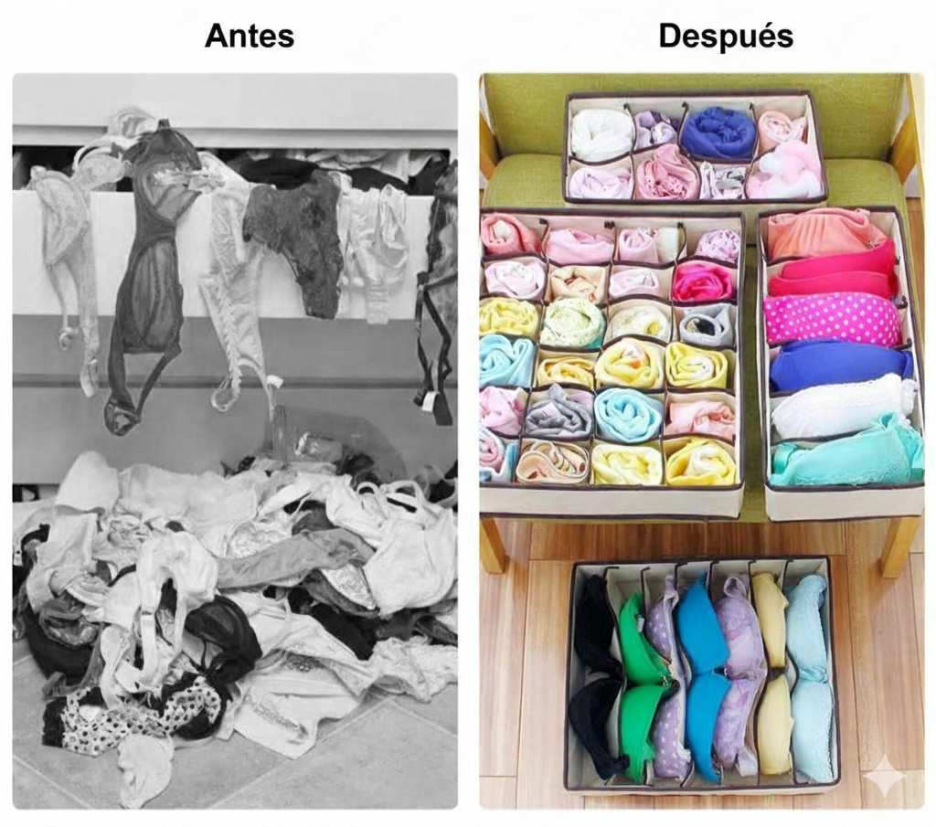 Organizador de Ropa Interior Plegable